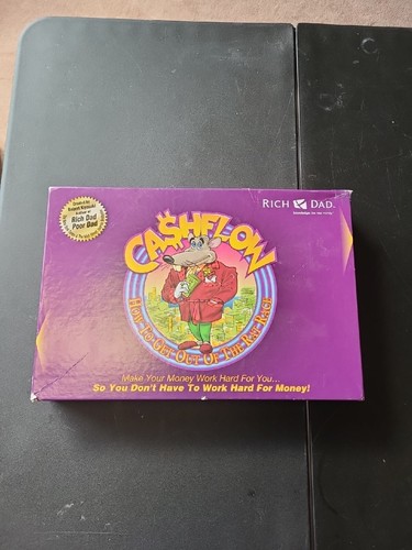 Rich Dad Poor Dad Robert Kiyosaki Cashflow 101 Board Game