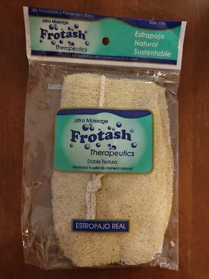 Frotash Natural Sustainable Loofah Sponge  7 Inches Imported From Mexico 