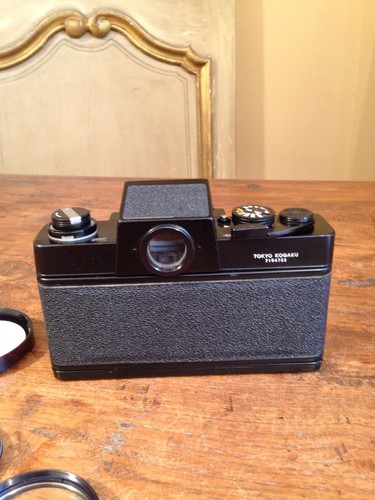 VTG Topcon Beseler Super D 1971  Camera Black Topcor 58mm Lens Rare! Ex Filters