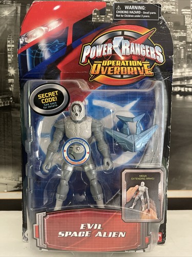 Power Rangers Operation Overdrive Rare Evil Space Alien Grey