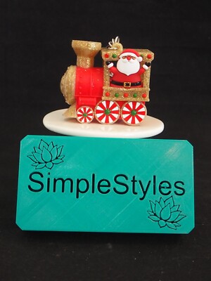 Bath & Body Works SANTA Holiday Christmas Train Light & Sound Pocket..Bac Holder