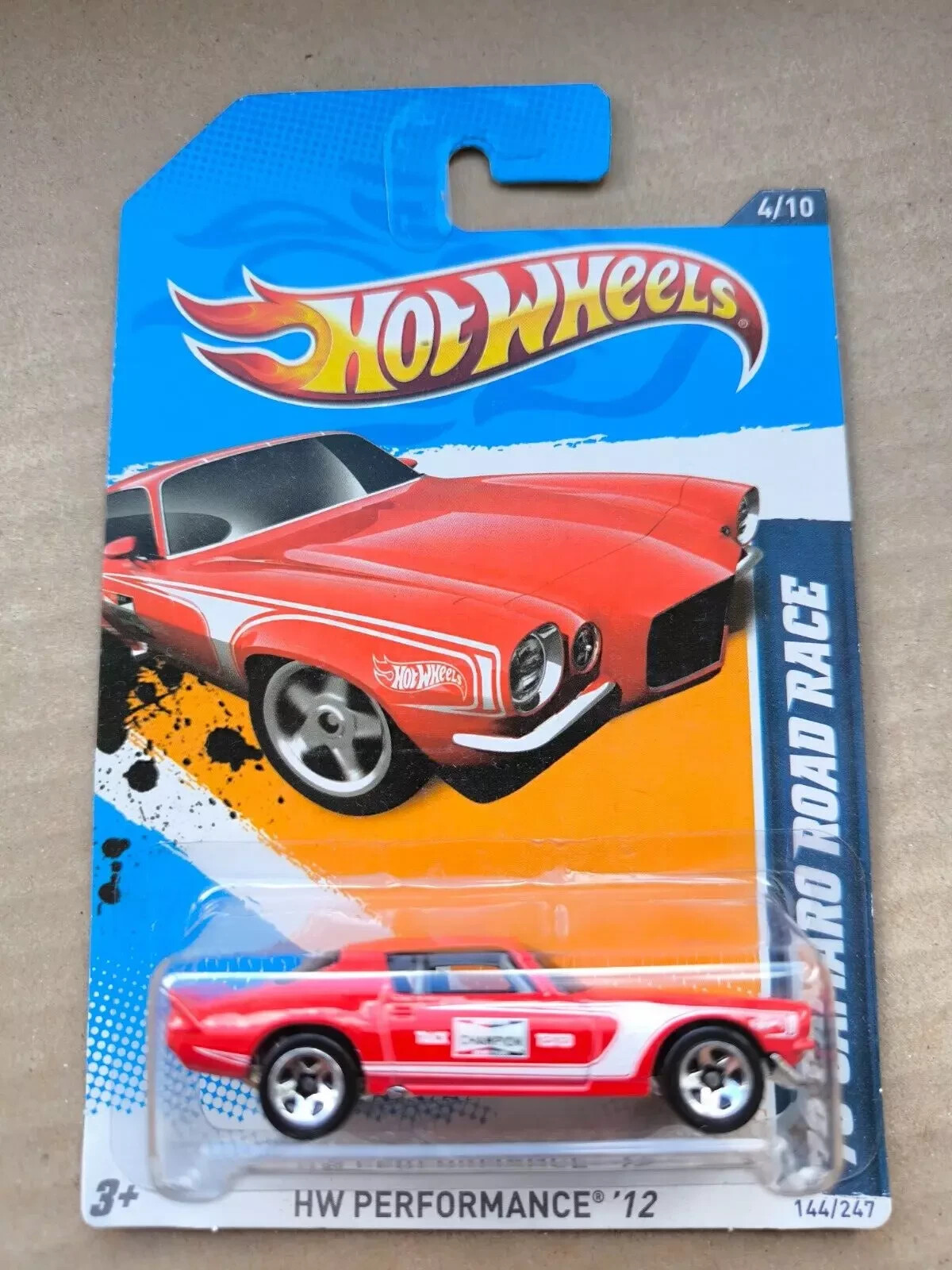 HotWheels 2012 '70 CAMARO スーパートレジャーハント 2012 Hot Wheels Super Treasure Hunt #144 70 Camaro Red W