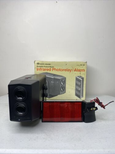 Safe House Radio Shack Infrared Photorelay Pulsed Beam Security Alarm Sys 49-307