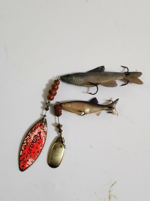 Mepps Aglia Long Heavy Black Orange Dots sizes #1 #1 #2 #3 Spinner Köder