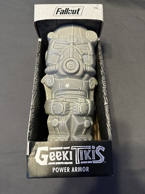 Geeki Tikis Fallout Power Armor Tiki Mug Bethesda Think Geek New in Box RARE