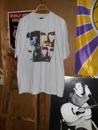 Vintage U2 Pop Mart European Tour Official T-shirt 1997 Xl Made In USA
