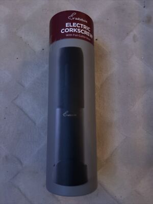 Rabbit Electric Corkscrew W/ Foil Cutter: Opens Wine Bottles W/ Push Of A Button