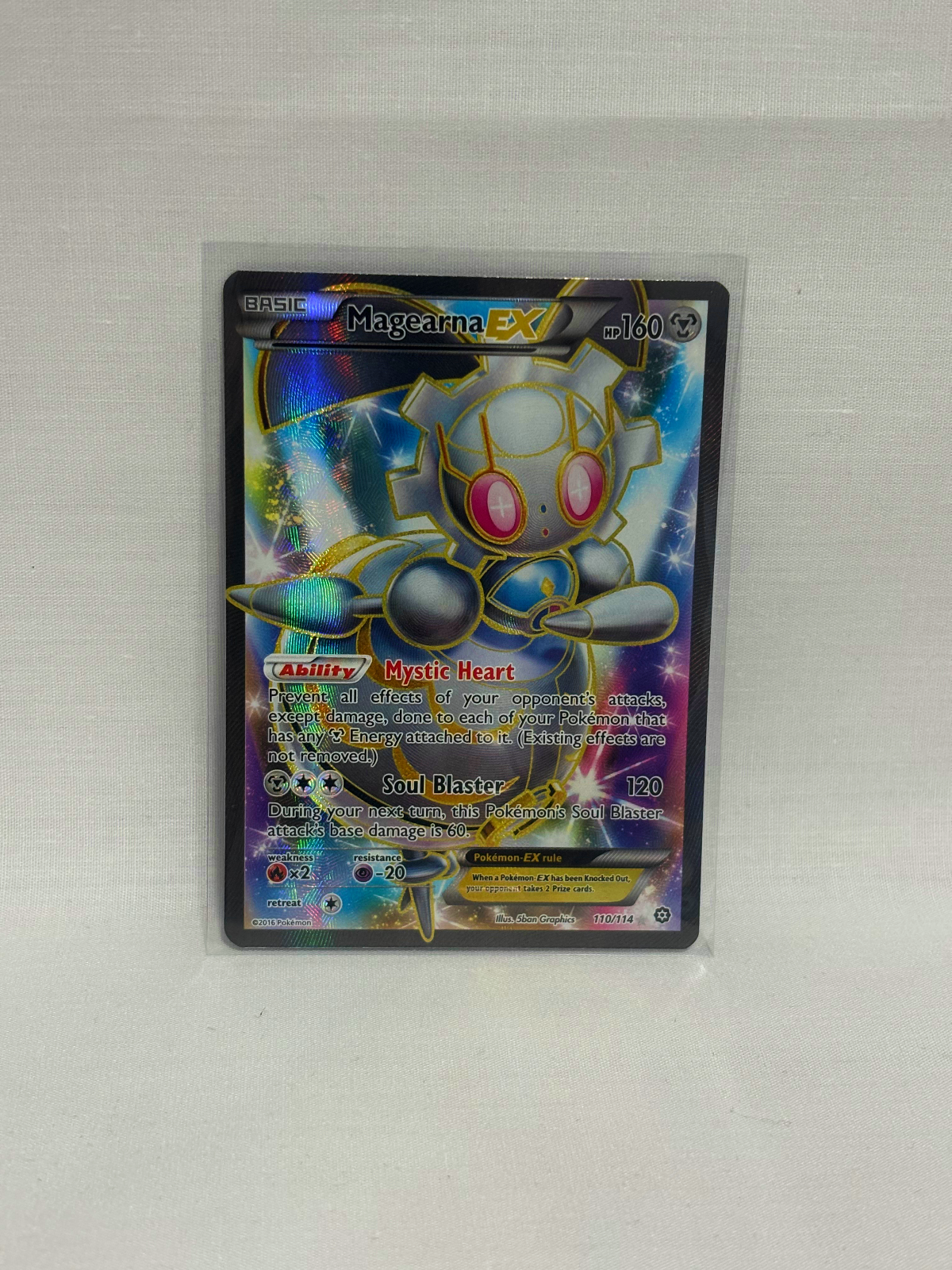 Pokémon TCG Magearna EX (Full Art) - XY - Steam Siege #110