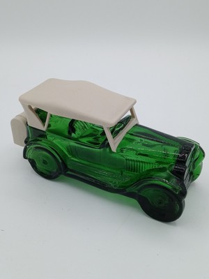 Vintage Avon Maxwell '23 Cologne Green Car - 6.75'' - Empty