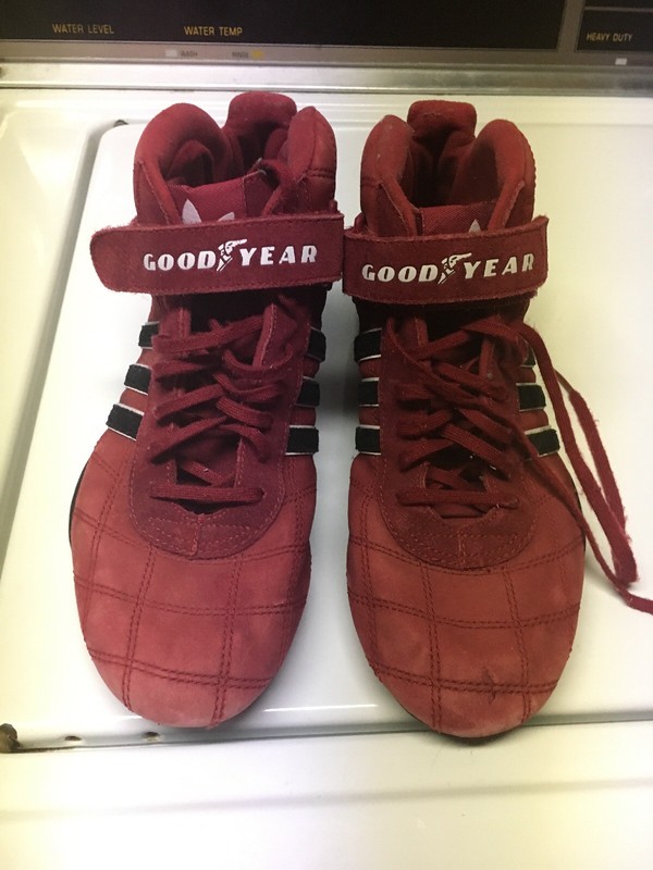 adidas goodyear red