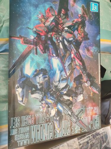 Bandai MG 1/100 Aile Strike Gundam Ver RM China Red Color + Bandai MG 1/100 Aile Strike Gundam Ver RM China Red Color +