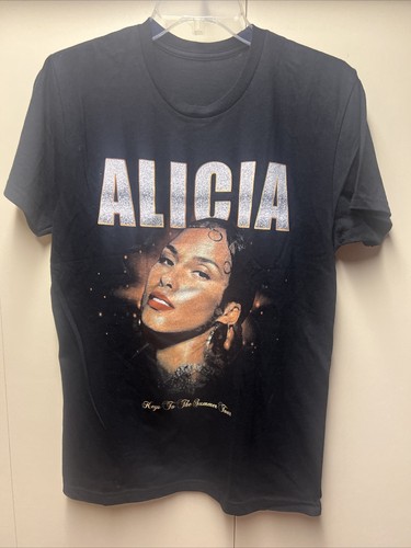 Sサイズ Alicia keys Tシャツ Alicia Keys “Keys To The Summer” Tour T-shirt Black Small