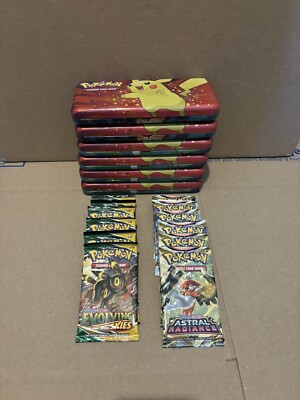 x12 Booster Packs Evolving Skies And Astral Radiance SEALED Pokemon Pencil Cases