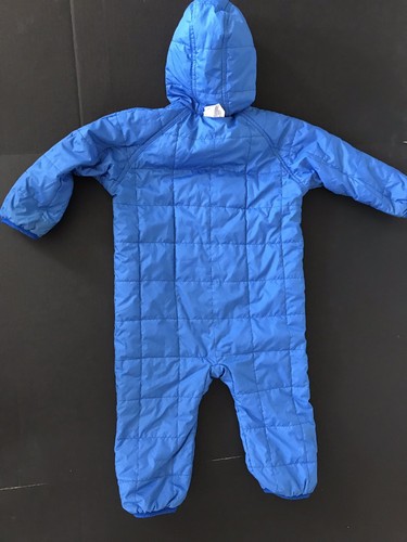 Patagonia Puff Ball Down Bunting Reversible blue stars 2T