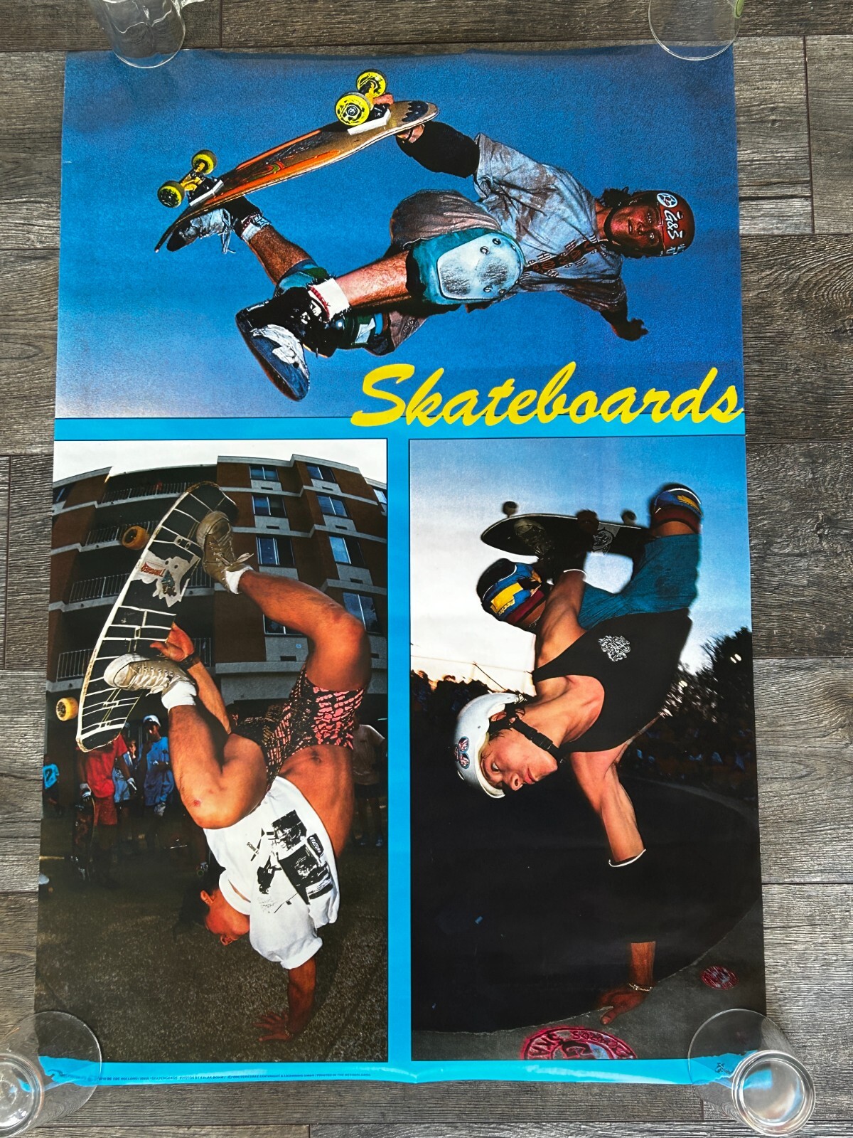 SKATEBOARDS Skateboarding Vintage Poster 1990 Thrasher Verkerke