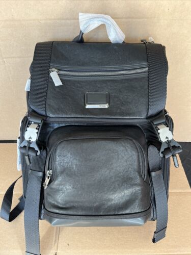 Tumi Alpha Bravo Lark Leather 932651 Black Backpack $725 | eBay