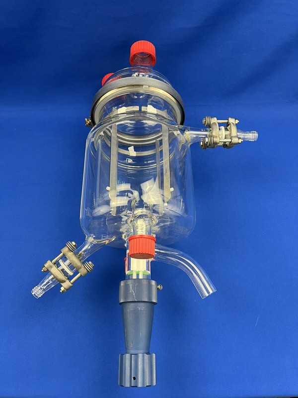 DoppelmantelgefÃ¤Ã Reaktor Planschliff Glasreaktor 2000 Ml Hws Laborglas Labor