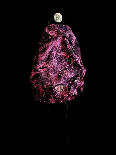 Eastpak 90's Acid Wash Neon Pink And Black Backpack Y2K Very