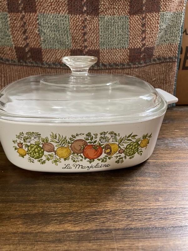 vintage corning ware la marjolaine