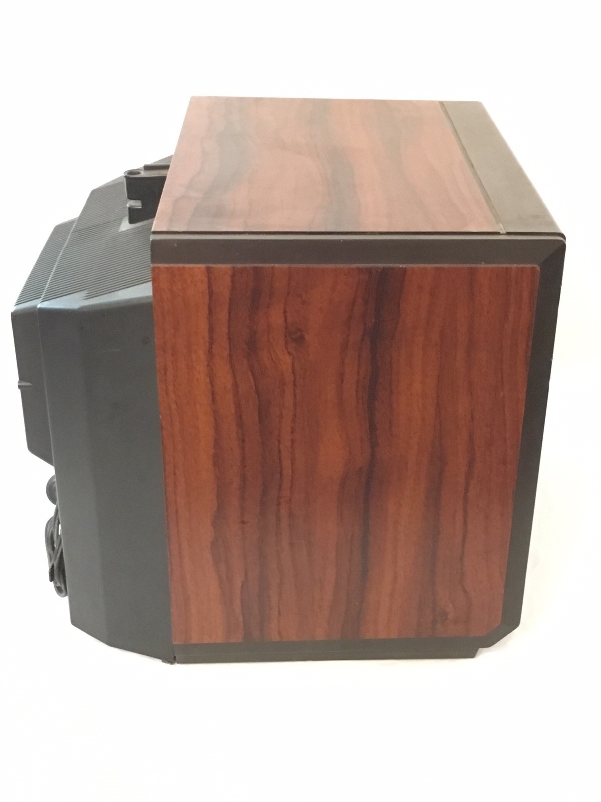 Vintage Retro Zenith 13” CRT TV Television Wood Grain Exterior Model C1382W