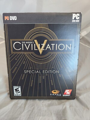 Sid Meier's Civilization V: Special Edition, 2010, Large Big Box, New & Sealed