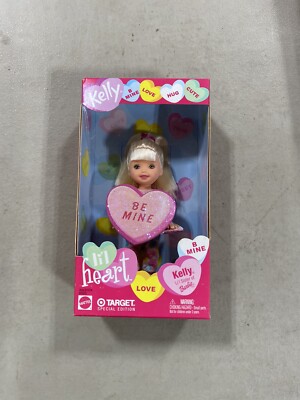 Kelly Barbie Doll Li'l Heart Be Mine 2002 Valentines New J18