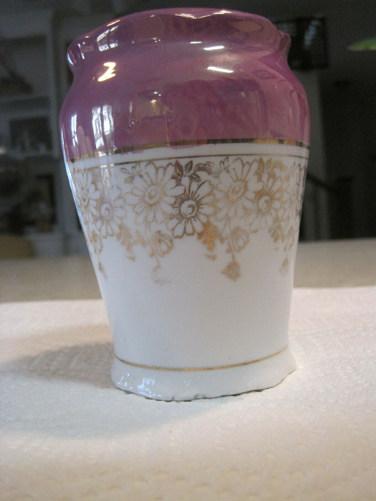 Antique Lusterware Sugar Shaker - Muffineer