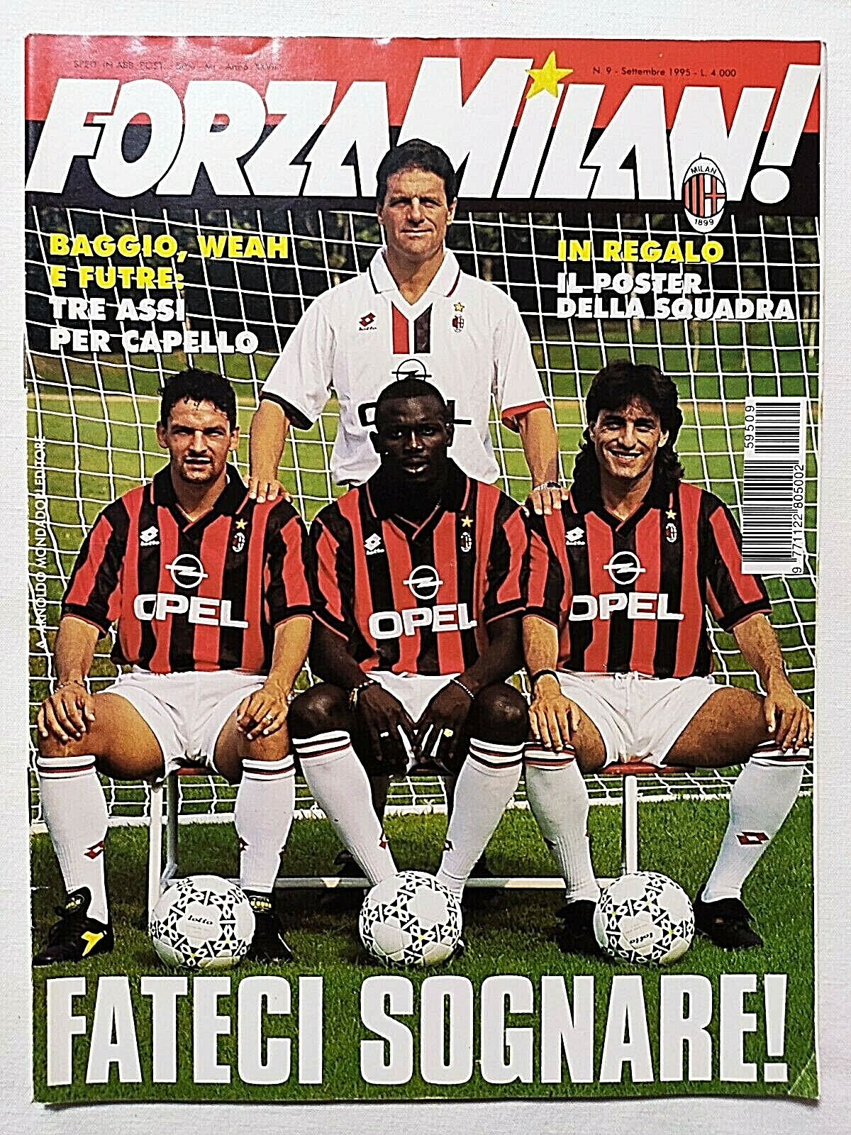 1995 OFFICIAL FOOTBALL CARDS バッジョ 1995 OFFICIAL FOOTBALL CARDS バッジョ Roberto Baggio 1995