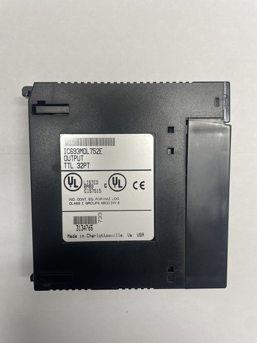 GE Fanuc IC693MDL752E 32-Point Negative Logic DC Output Module 5/12/24 V