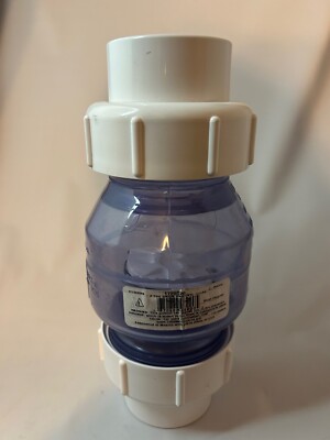 Tru Union Spring Check Valve 1700C15 for Easy Repair & Cleaning - 2''Clear