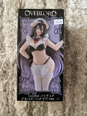 Taito Overlord Coreful Albedo Maid Ver PVC Prize Figure Anime Girl Japan