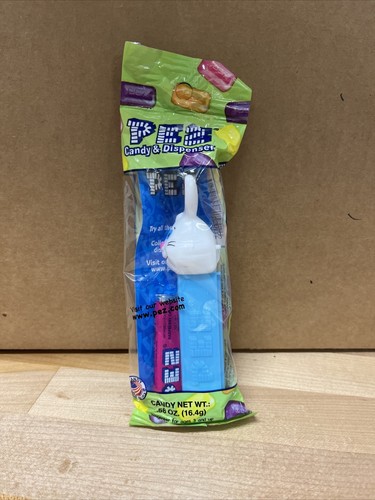 Rabbit Head Pez Candy Dispenser Blue Stem Box 165