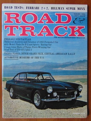 1960-1963 Ferrari 250 GTE//250 GT 2+2 Car Photo Spec Sheet Info CARD 1961 1962