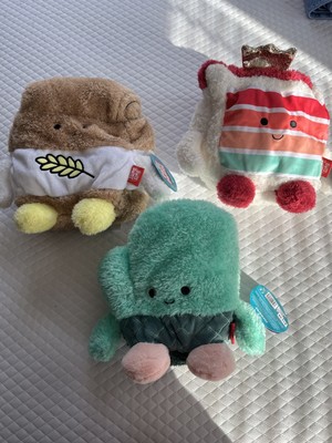 Bumbumz Bakerbumz  Lot Of 3  Plush 7.5'': Faith, Carlito & Omar! NWT