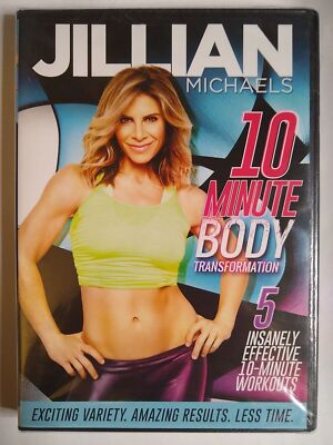 Jillian Michaels: 10 Minute Body Transformation (DVD, 2016)