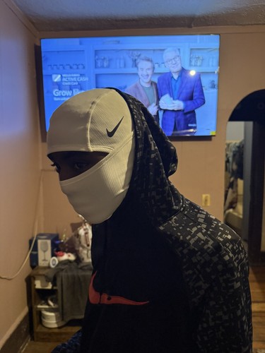 Nike Pro Therma-FIT Hood S/M ホワイト Nike Pro Therma Fit Hyperwarm Hood Mask Dri Fit Balaclava