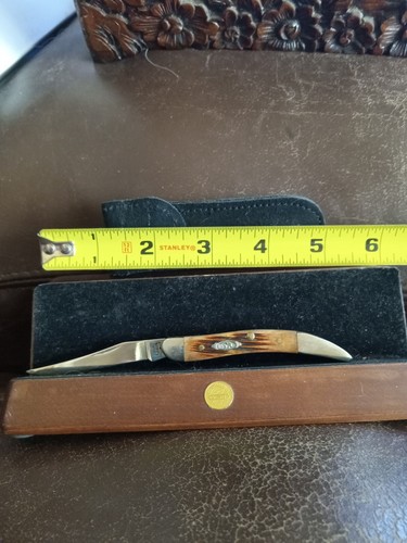 CASE XX USA 610096 SS Brown Bone Texas Toothpick Pocket CASE XX USA 610096 SS Brown Bone Texas Toothpick Pocket