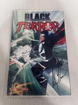 Black Terror #2 By Krueger Lilly Alex Ross Variant Cover A Singed W/COA DF NM