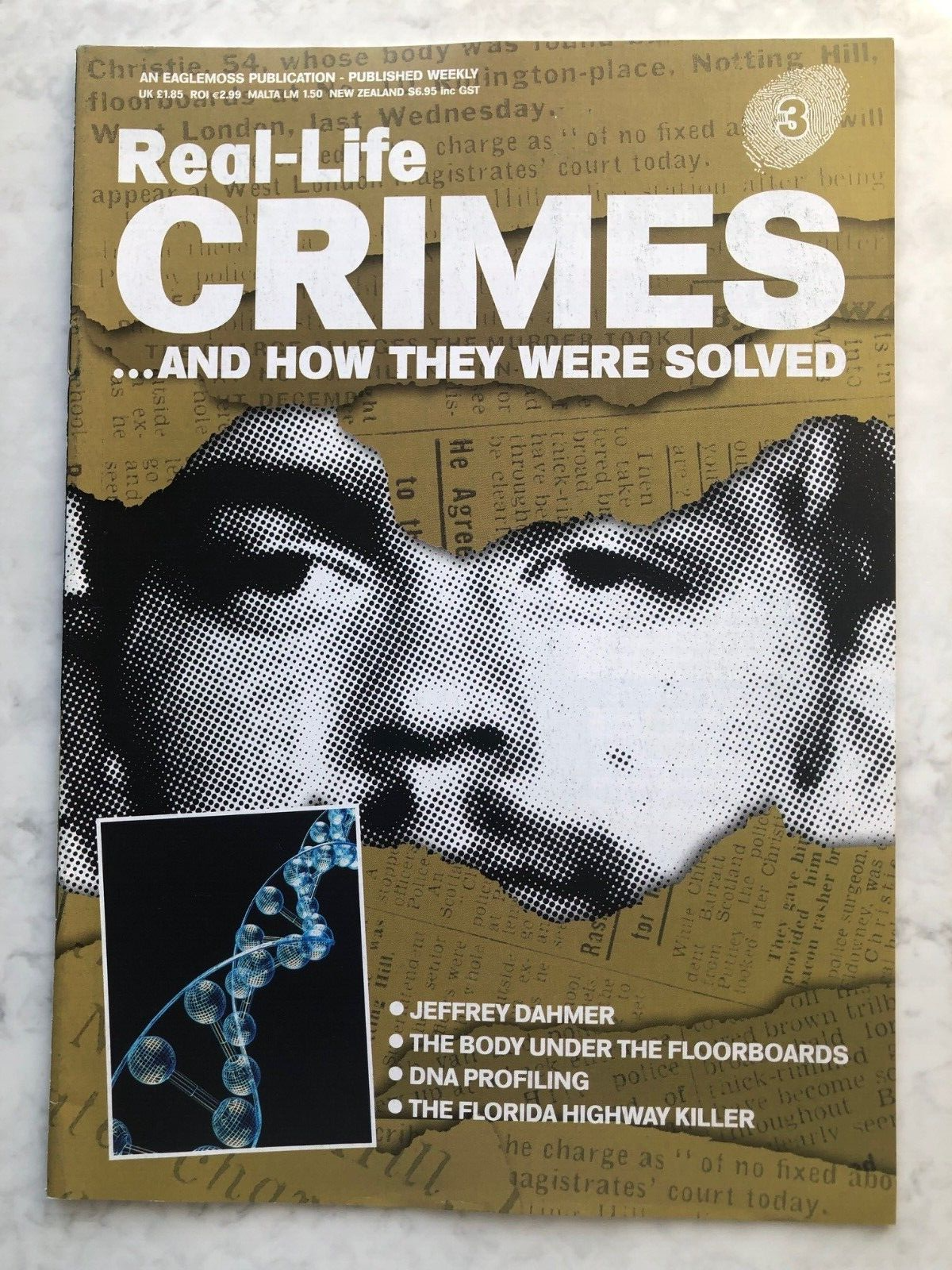 The Crime Mag Jeffrey Dahmer 3 REAL LIFE CRIMES MAGAZINE JEFFREY DAHMER MILWAUKEE CANNIBAL FLORIDA  KILLER | eBay