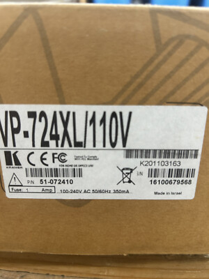 NEW Kramer Presentation Switcher/Scaler VP-724XL W/ Power Supply