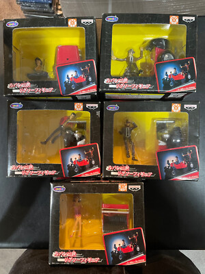 Lupin the 3rd Jigsaw Figure Complete Set of 5 (Japan Import) New  in Boxes