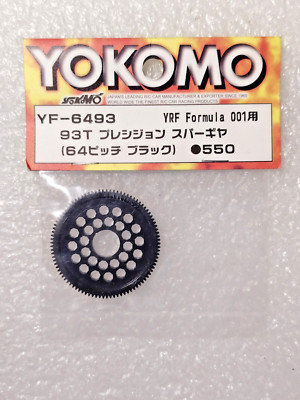 Yokomo YF-6493 93T Precision Spur Gear 64 pitch/black YRF-001 Formula Serie NEW