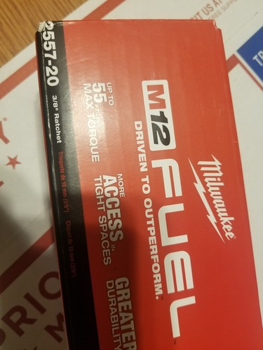 Milwaukee 2557-20 12-Volt 3/8-Inch 55-Ft-Lbs. Cordless Ratchet - Bare Tool