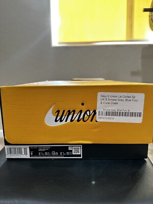 Size 9 - Nike Cortez Classic x Union LA Gray/Yellow 2022
