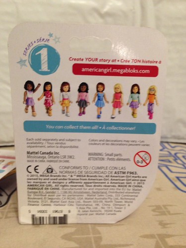 American Girl Mega Bloks Mini Figures Series #1 MIP Excellent Cond