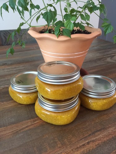 CBD Pain Relief Freeze Body Scrub Dead Sea Salt Sugar Scrub Essent. Oils Herbs