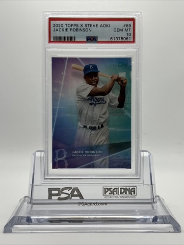 ⭐️AOKI 2020 Topps X Steve Aoki Jackie Robinson Baseball Card #89