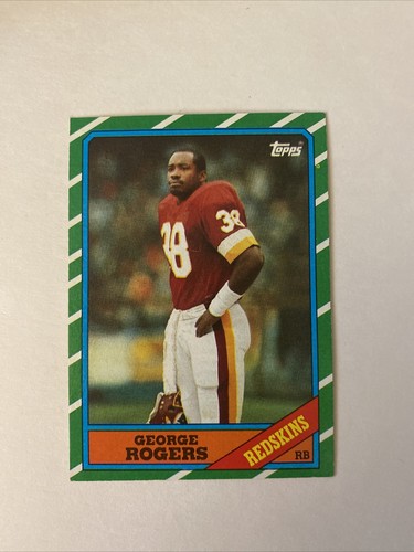 1986 Topps Football George Rogers Washington Redskins Card #173 | eBay
