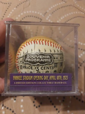 Unforgetaball Yankee Stadium Opening Day 1923 Boston souvenir baseball ball