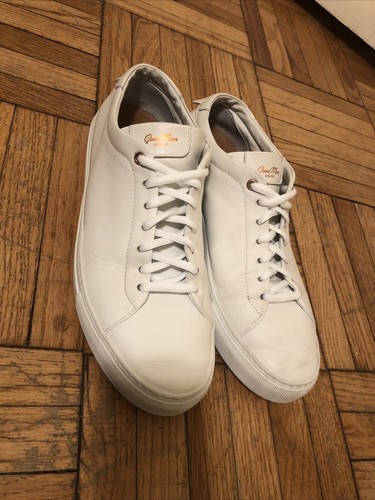 Good Man Brand Edge White Leather Casual Sneaker Shoes Low